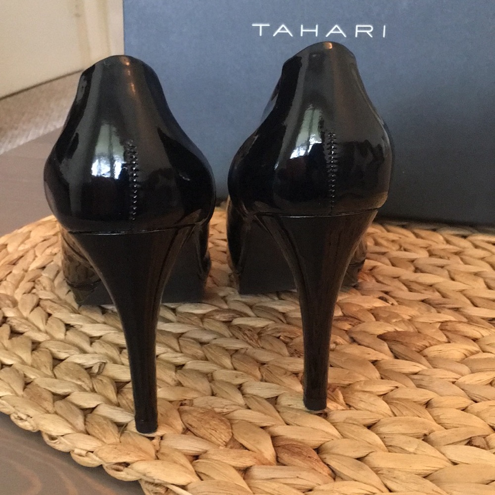 Tahari black heels! 3.5” - Picture 5 of 8
